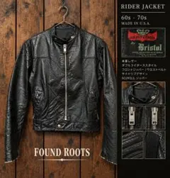 60's70's GOLDEN CROWN Bristol レザージャケット
