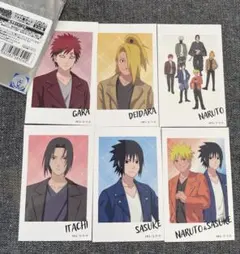 NARUTO フォト風カード イラストカード 私服 我愛羅　イタチ　匿名配送