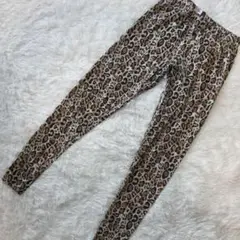 ヒョウ柄ストレッチレギンス