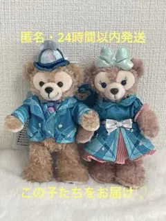 ディズニーシー25周年 ぬいぐるみバッジ ダッフィー シェリーメイ