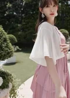 Butterfly Sleeve Cropped Cardiganのサムネイル