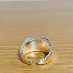 シンプル リング シルバー 925 スクエア マット ヴィンテージ デザインa3