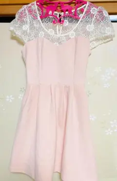 【新品未使用】　LIZ LISA系　one way レース透かしミニワンピース