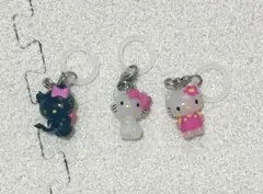 ハローキティ　めじるしアクセサリー 3点セット