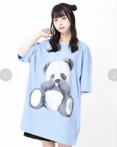 『TRAVAS TOKYO/トラバス トーキョー』パンダプリント 半袖Tシャツのサムネイル