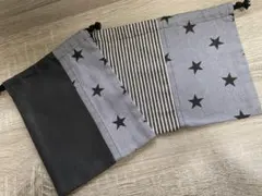 ハンドメイド　給食袋　コップ袋　巾着袋