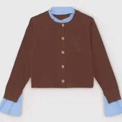 新品未使用　Attached collar ニットジャケット