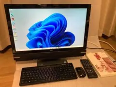 PC-VW770LS6B/Win11/i7/8GB/TV有/外部入出力有　難有