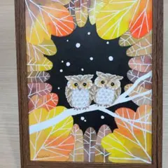 【送料無料】ミニ絵画☆ 油絵(真作)・デコラティブフクロウ 送料無料】ミニ絵画☆ 油絵(真作)・デコラティブフクロウ - メルカリ