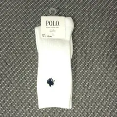 POLOベビー　靴下　白　12〜15cm