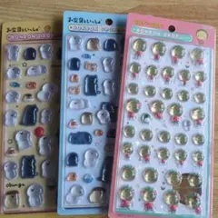 正規品　お文具といっしょ コジコジ ボンボンドロップシール 3種セットのサムネイル