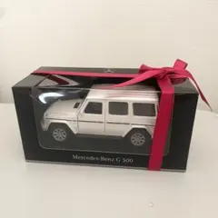 Mercedes Benz G500 Gクラス ゲレンデ　ホワイト　ミニカー