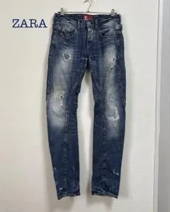 ZARA JEANS★デニム　ダメージ加工　EUR38