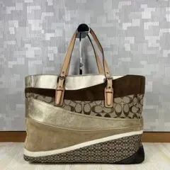 Coach Patchwork Tote Bag Signature