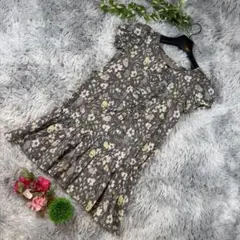 ✨JILLSTUART ✨サイズ4(S相当) フェミニンな花柄ワンピースグレー系