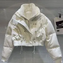 ミニ丈アウター✨冬のお出かけに！スタンドカラー&ジャケットの2wayスタイル