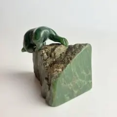 八宝象嵌 彫刻 珊瑚 翡翠 玉石 置物 インテリア 工芸品 美術品 A2624