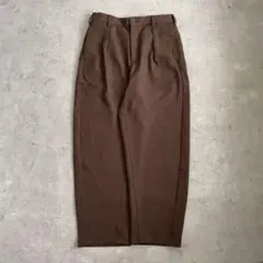 セール中✨美品⭕️古着っぽい抜け感◎春秋冬で万能◎超 ワイド スラックス パンツ