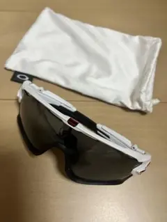 Oakley スポーツサングラス ホワイト/ブラック