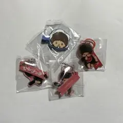 モンチッチ 前髪クリップ 2連アクリルめじるしチャーム