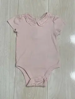 ゆ*な様 【80cm】ベビーギャップ Baby GAP ピンク レース付きロンパ