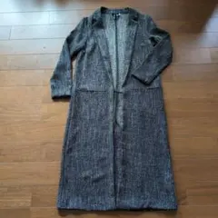 【 H&M 】グレー系 ロングコート XS (160/80A) 新品 羽織り