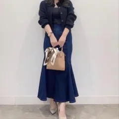 GUデニムマーメイドスカート