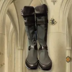 adidas originalsミッシーエリオット カーキレザー王冠ロングブーツ