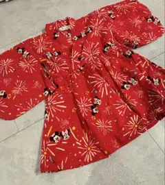 ディズニー ミッキーマウス 甚平 90