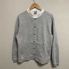 【L238】 CHUMS スナップカーディガン サイズL グレーのサムネイル