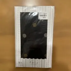 P.Y.L.S. ドット柄 ブラックタイツ M-L ドット柄