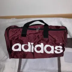 中古☆90年代 アディダス ドラムバック エンジ色