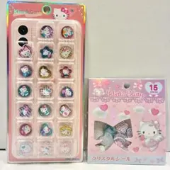 ハローキティ♥︎キラコロ♥︎おはじきシール♥︎クリスタルシール