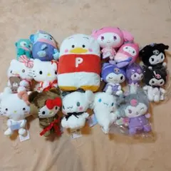 ★エコメルカリ便限定【新品・未使用】サンリオ ぬいぐるみ 16点セット
