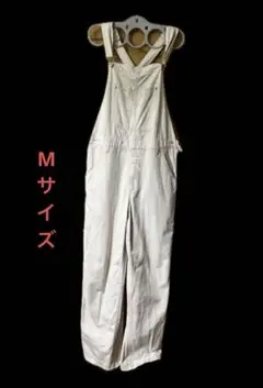 Mark Gonzales デニムオーバーオール ホワイト
