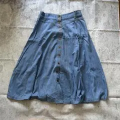00’s デニム フレアスカート vintage Y2K ボタン スカートのサムネイル