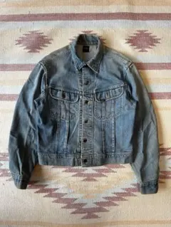 70's後期 ビンテージ Lee 黒タグ デニムジャケット Gジャン　猫目ボタン 70's後期 ビンテージ Lee 黒タグ デニムジャケット Gジャン 猫目ボタン
