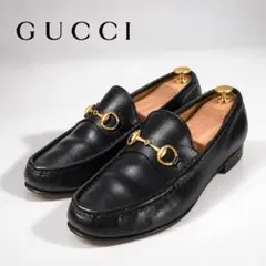 GUCCI ホースビットローファー ブラック 38C 24cm相当