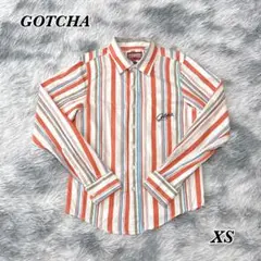 GOTCHA メンズ長袖　ストライプシャツ XSのサムネイル