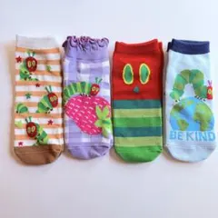はらぺこあおむし　レディースソックス　4足セット