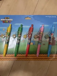 Super Nintendo World ボールペンセット 5本