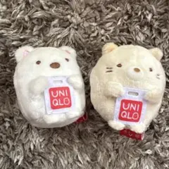 ユニクロ すみっコぐらし ぬいぐるみ しろくま ねこ