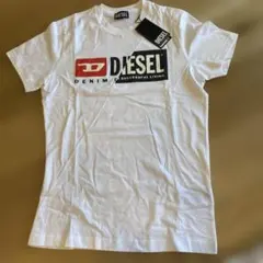 新品未使用　DIESEL ロゴプリント Tシャツ M ホワイト