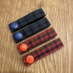 ネームタグ　ファミリアチェック　ハンドメイド