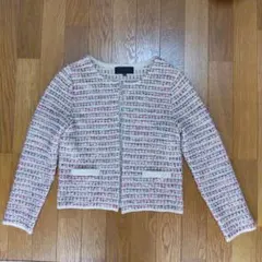 UNTITLED ピンク系ツイードジャケット サイズ2