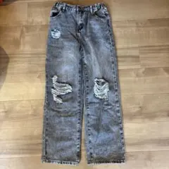 SHEIN ダメージデニム