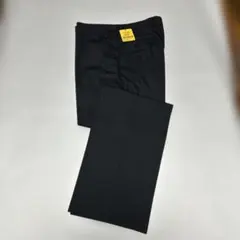 新品 ストライプ 黒 スラックス