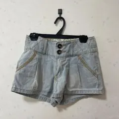 デニムショートパンツ　oneway