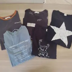 ZARA 長袖カットソー 11-12歳 ダークブラウン