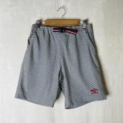 umbro アンブロ ナイロンハーフパンツ ストライプ フットボール L